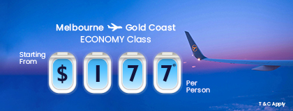 Melbourne to Gold Cost